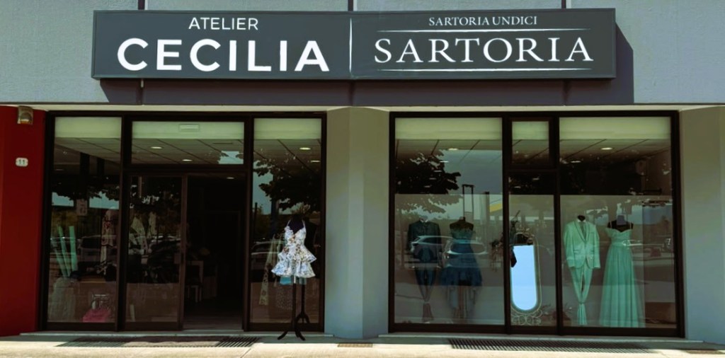 Ingresso dell'Atelier Cecilia Sartoria a Udine